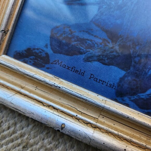 1952 Vintage Original MAXFIELD PARRISH Lights of Welcome Chromolithograph Print - Picture 3 of 9